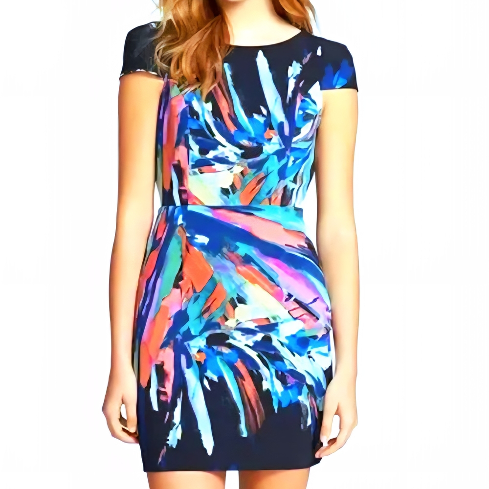 Vibrant Multicolor Mini Dress